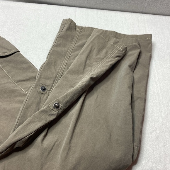 Kuhl Vintage Patina Dye khaki cargo pants size 12 - Picture 6 of 10